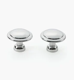 Lee Valley Knobs>1 1/2" Chrome Knobs