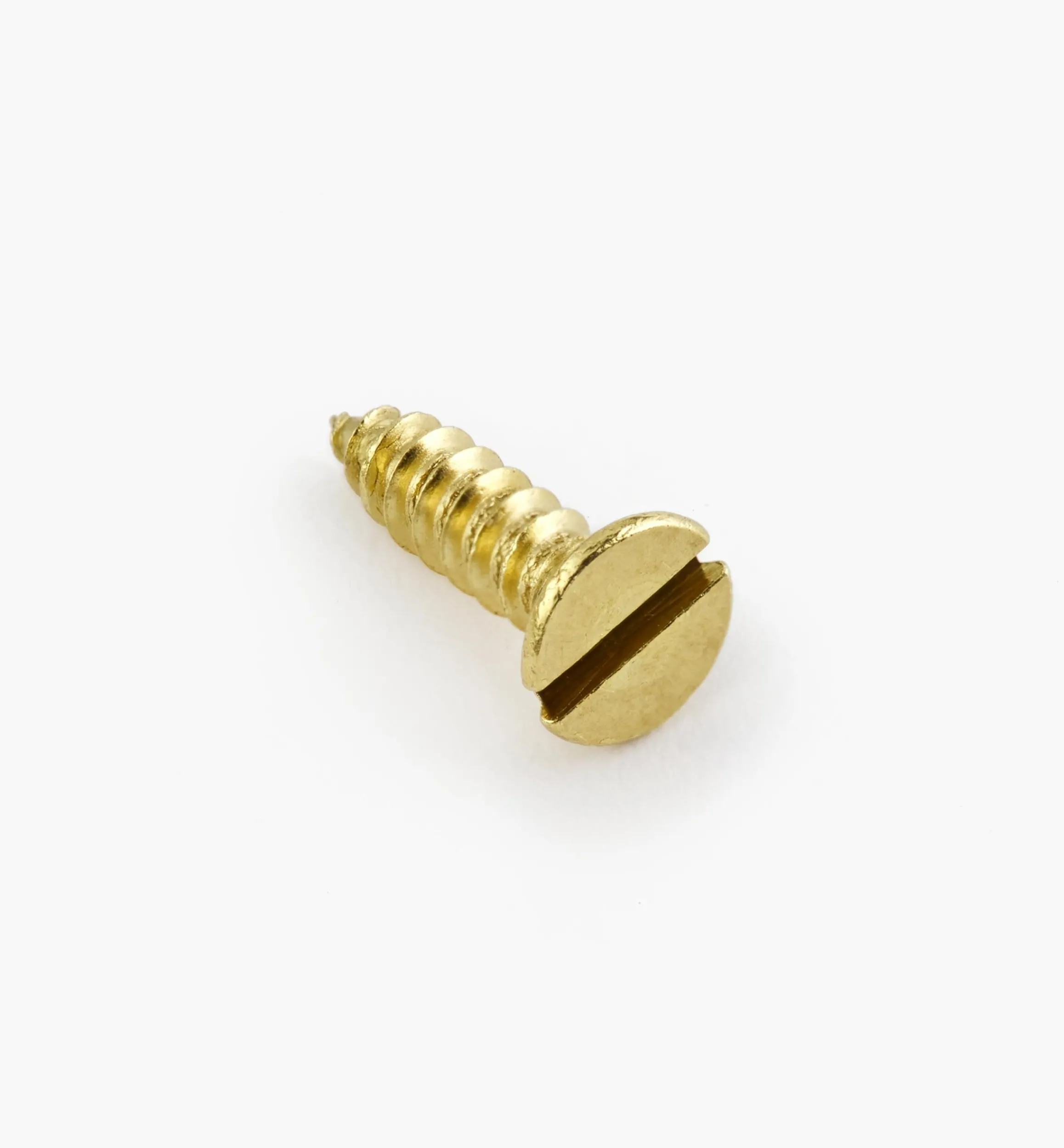 Lee Valley Screws>3/8" #3 Flat-Head Brass Screws