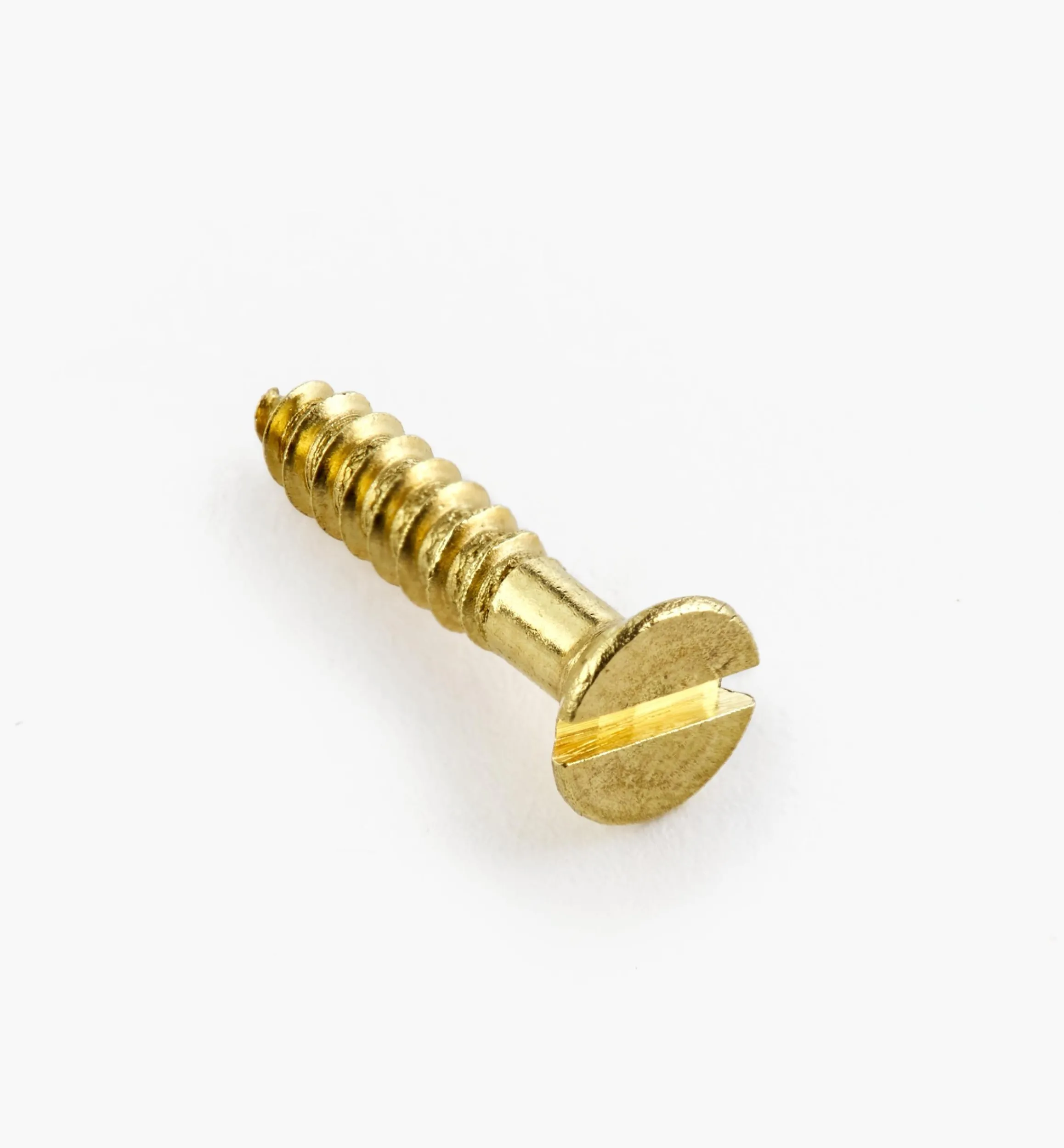 Lee Valley Screws>1/2" #3 Flat-Head Brass Screws