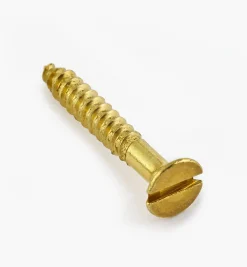 Lee Valley Screws>3/4" #4 Flat-Head Brass Screws
