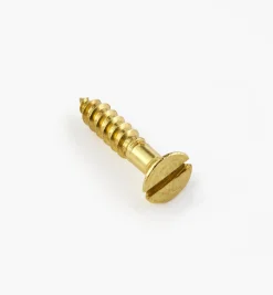 Lee Valley Screws>5/8" #5 Flat-Head Brass Screws