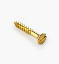 Lee Valley Screws>3/4" #5 Flat-Head Brass Screws