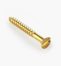 Lee Valley Screws>1" #5 Flat-Head Brass Screws