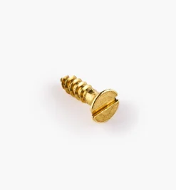 Lee Valley Screws>1/2" #6 Flat-Head Brass Screws