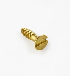 Lee Valley Screws>5/8" #8 Flat-Head Brass Screws