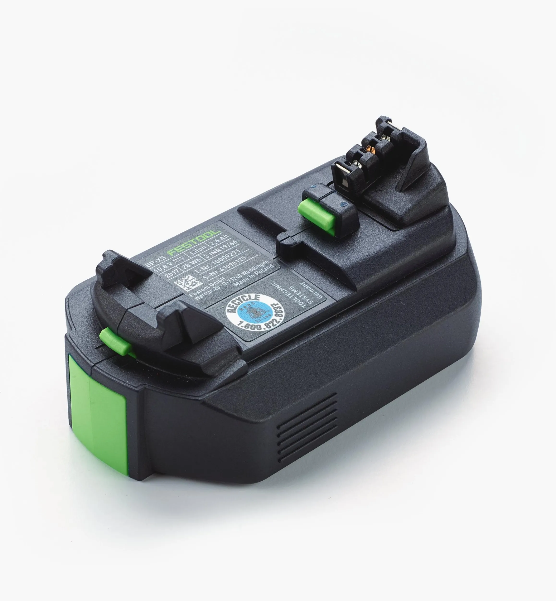 Lee Valley Power Tool Accessories>2.6 Ah Replacement Battery For Festool CXS & TXS Cordless Drills