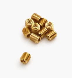 Lee Valley Jig & Fixture Parts>1/4-20 Brass Knife-Edge Insert Nuts