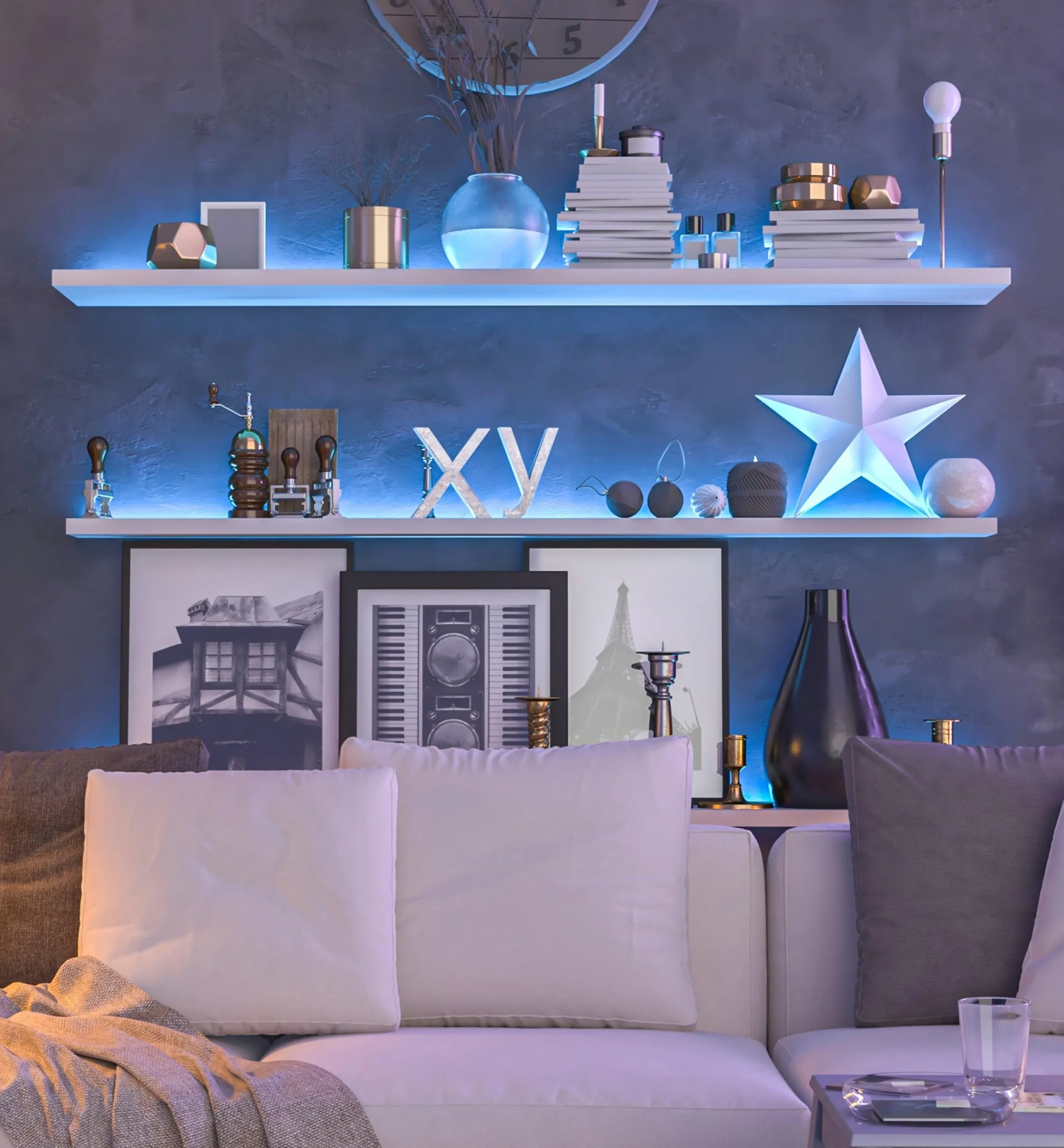 Lee Valley Lighting>8' Color-Controlled RGB+W LED Tape Light Set, 60+60 LEDs/m