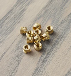 Lee Valley Fasteners>6-32 E-Z Fin Insert Nuts