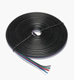 Lee Valley Lighting>22 Ga. Five-Conductor Flat Ribbon Wire For RGB+W LED Tape Lights
