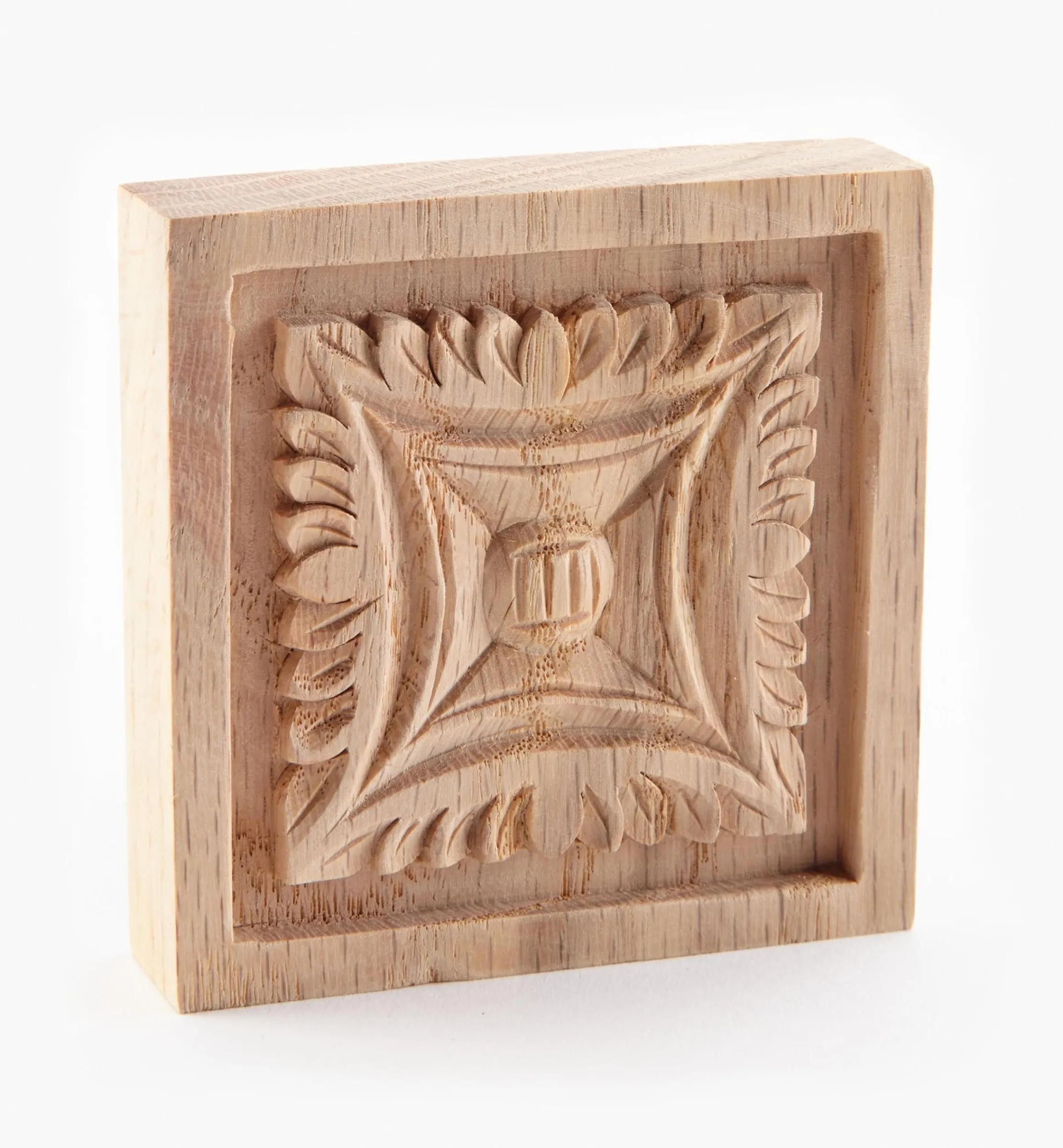 Lee Valley Project Supplies>3" Hand-Carved Square Appliqué