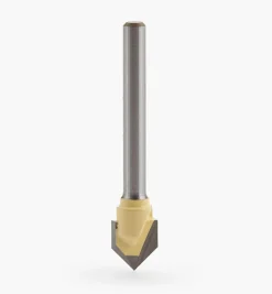 Lee Valley Routing>1/8" Shank Carbide-Tipped V-Groove Router Bit