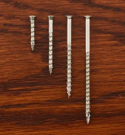 Lee Valley Screws>305 Stainless-Steel #7 Finishing-Head Screws