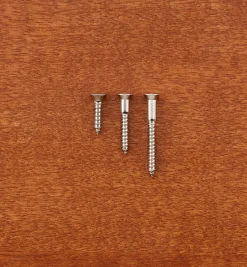 Lee Valley Screws>316 Stainless-Steel #4 Flat-Head Screws