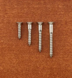 Lee Valley Screws>316 Stainless-Steel #8 Flat-Head Screws