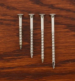 Lee Valley Screws>18-8 Stainless-Steel #8 Flat-Head Screws