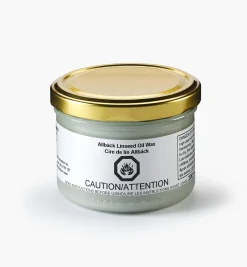 Lee Valley Supplies>Allbäck Gray Linseed Oil Wax