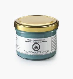 Lee Valley Supplies>Allbäck Linseed Blue Linseed Oil Paint