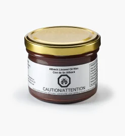 Lee Valley Supplies>Allbäck Mahogany Linseed Oil Wax