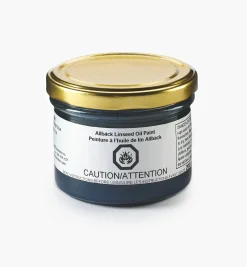 Lee Valley Supplies>Allbäck Midnight Blue Linseed Oil Paint