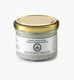 Lee Valley Supplies>Allbäck Sea Mist Linseed Oil Paint