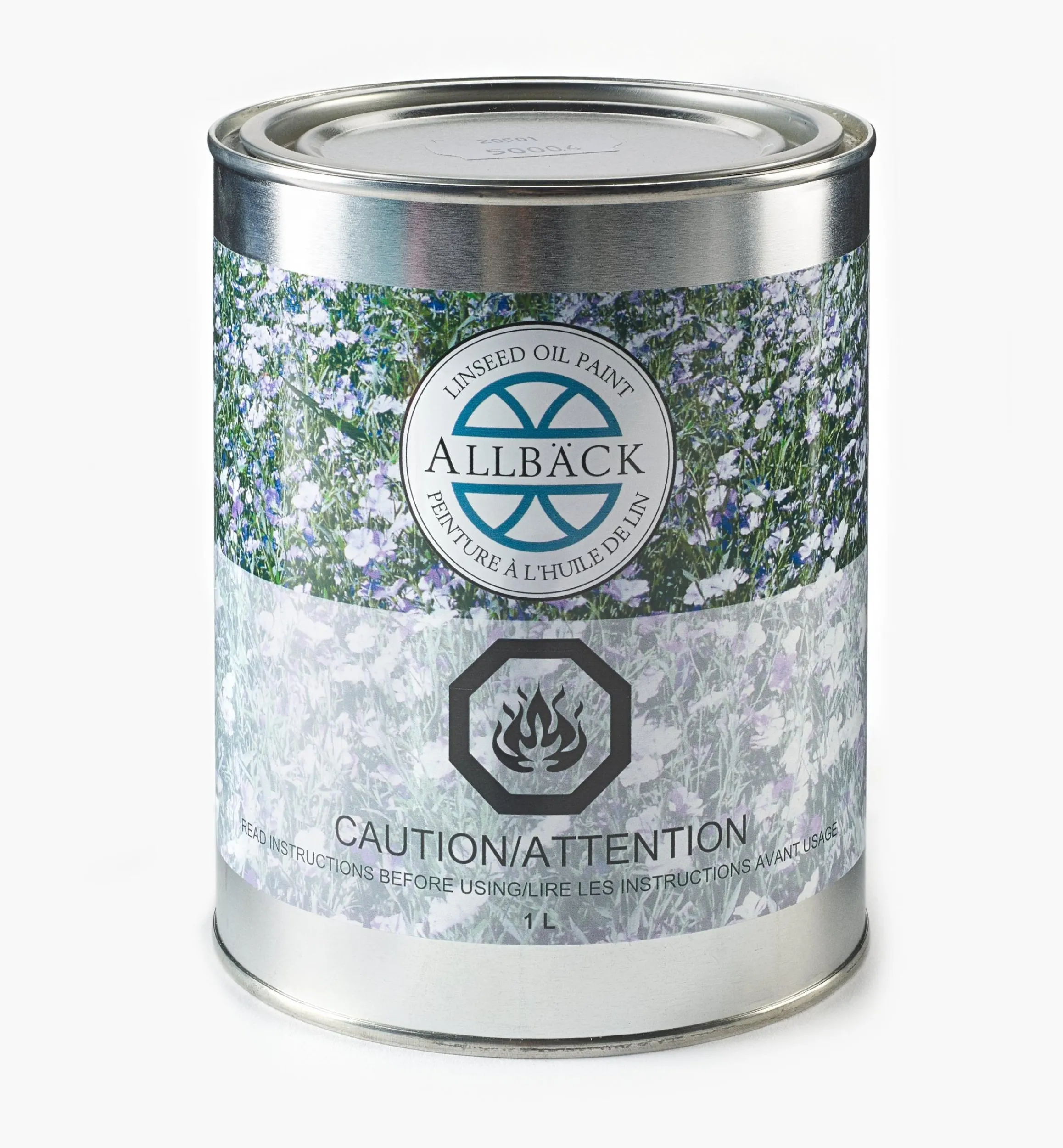 Lee Valley Supplies>Allbäck Sea Mist Linseed Oil Paint