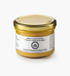 Lee Valley Supplies>Allbäck Signal Yellow Linseed Oil Paint