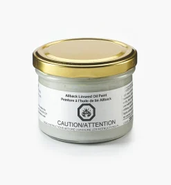 Lee Valley Supplies>Allbäck Silver Gray Linseed Oil Paint