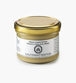 Lee Valley Supplies>Allbäck Versailles Yellow Linseed Oil Paint