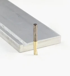 Lee Valley Power Tool Accessories>Amana 1/4" CNC Router Bit For Cutting Aluminum