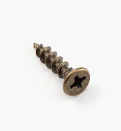 Lee Valley Screws>Antique Brass Hinge Screws
