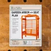 Lee Valley Plans>Arbor With Seat Plan