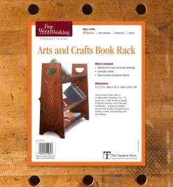 Lee Valley Plans>Arts And Crafts Book Rack Plan