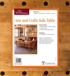 Lee Valley Plans>Arts And Crafts Sofa Table Plan