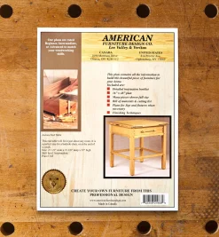 Lee Valley Plans>Aurora End Table Plan