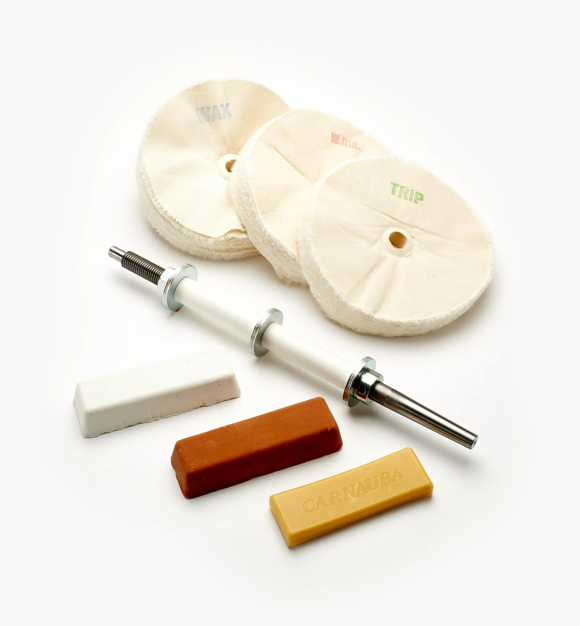 Lee Valley Power Tool Accessories>Beall 3-On Lathe Buffing System