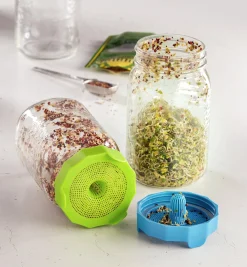 Lee Valley Seed Starting>Bean Screen Sprouting Lids