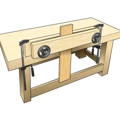 Lee Valley Workshop>Benchcrafted Moxon Vise Hardware