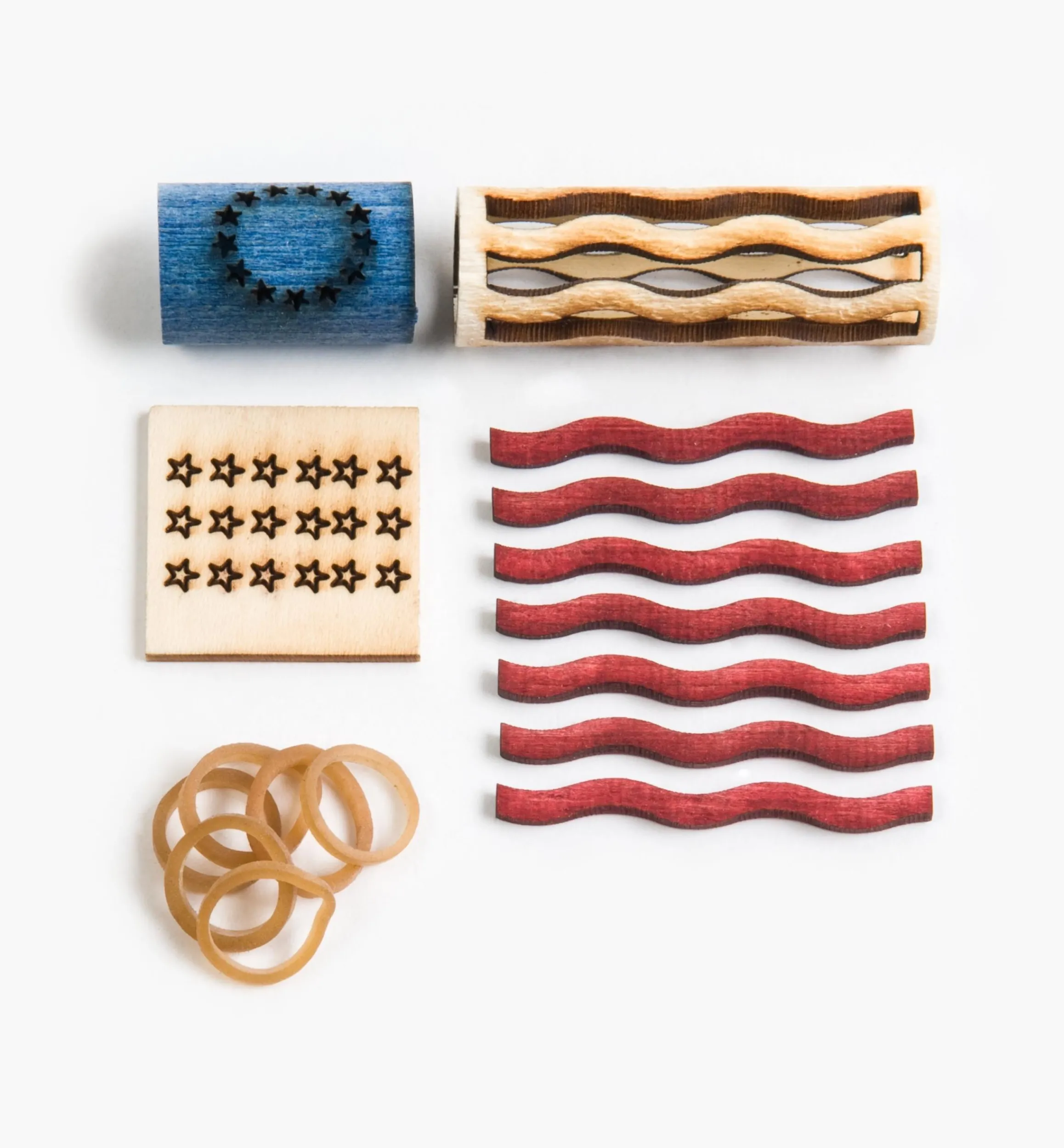 Lee Valley Project Supplies>Betsy Ross Laser-Cut Inlay Kit For Sierra Pen