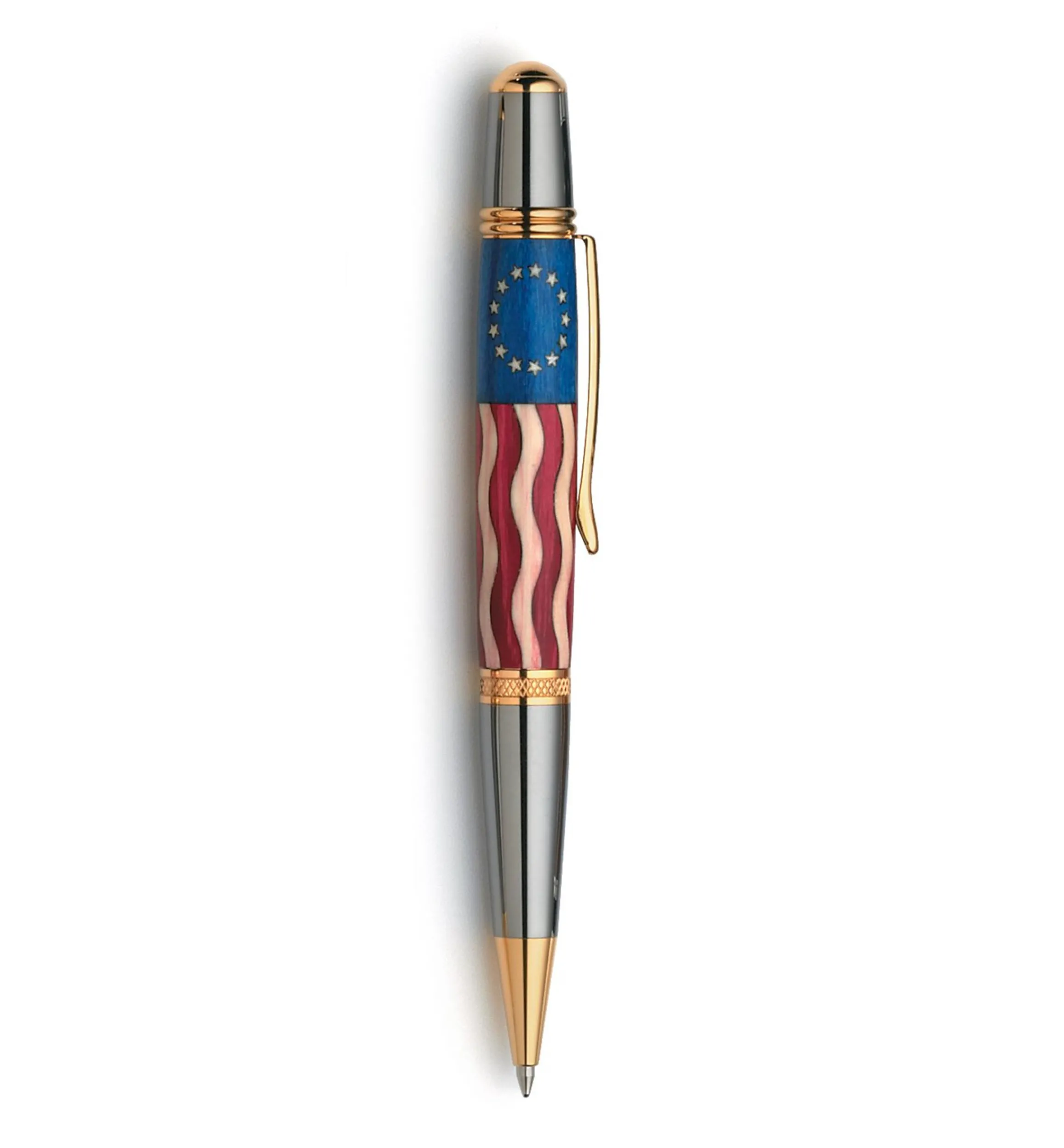 Lee Valley Project Supplies>Betsy Ross Laser-Cut Inlay Kit For Sierra Pen