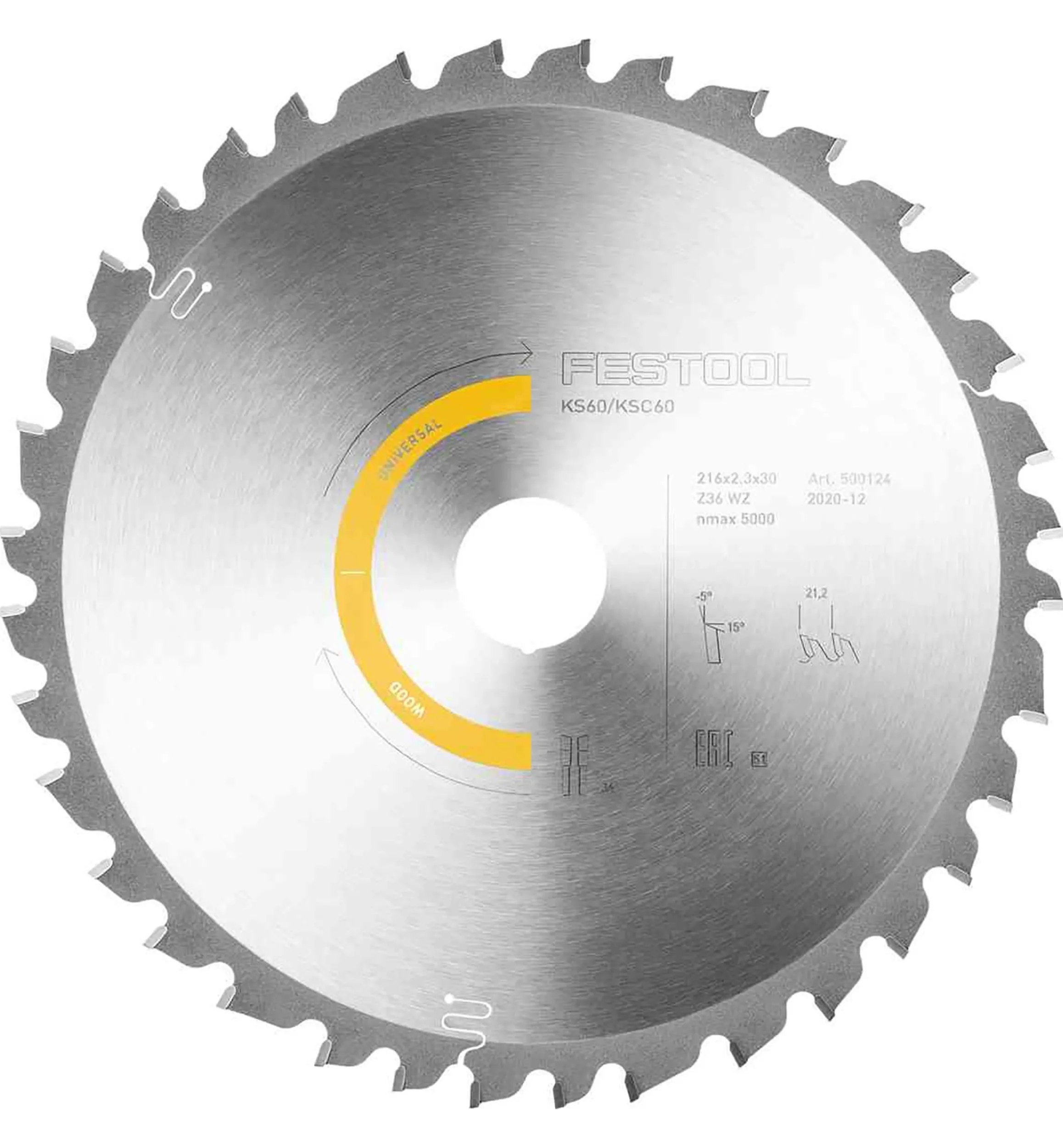 Lee Valley Power Tool Accessories>Blades For Festool Kapex KSC 60 Sliding Compound Miter Saw