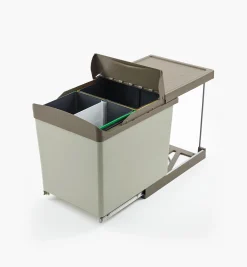 Lee Valley Composting|Composting>Bottom-Mount Sliding Waste Containers