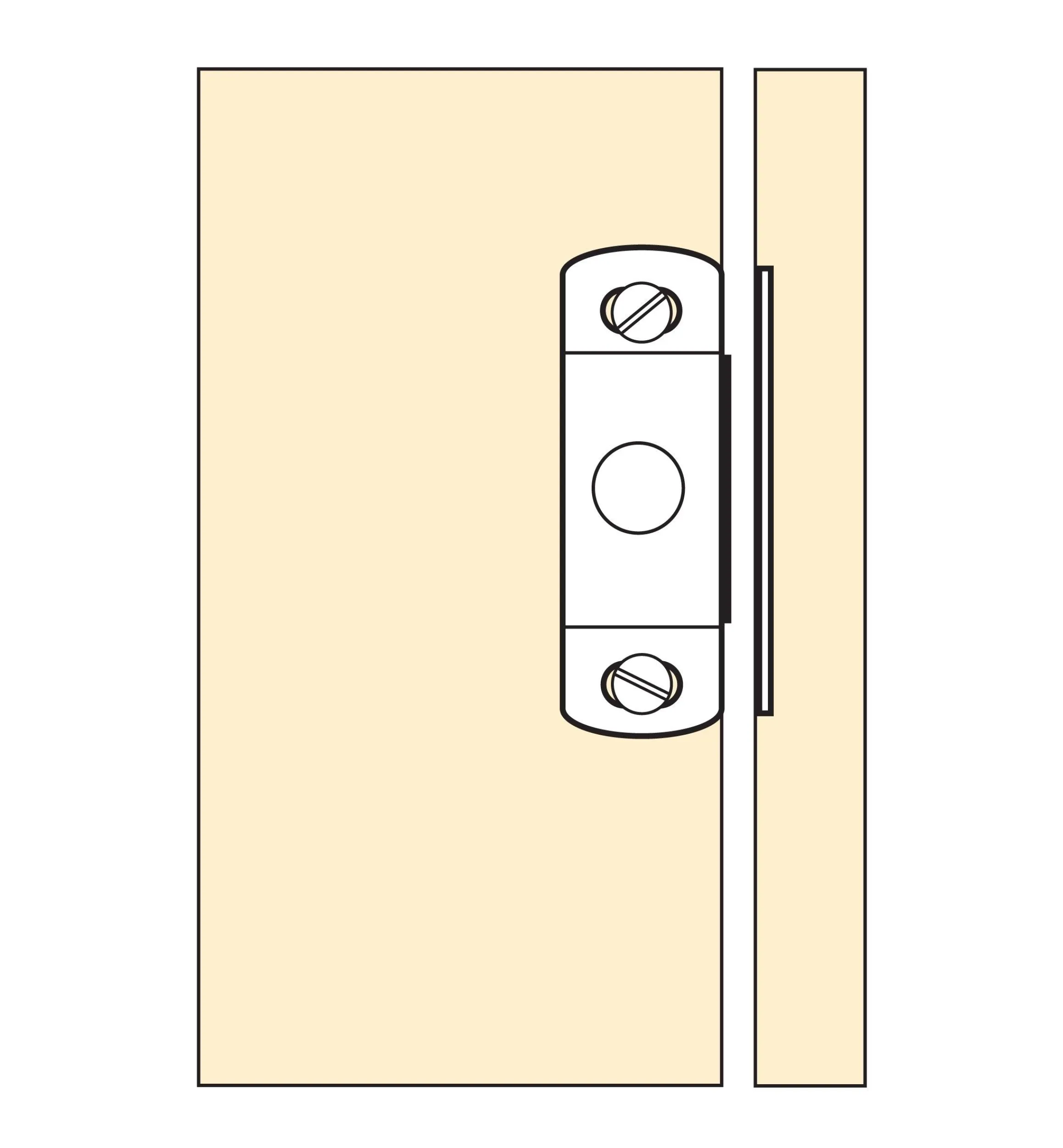 Lee Valley Magnets|Magnets>Brass Magnetic Catch