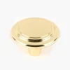 Lee Valley Knobs>Brass Plate Accent Knob