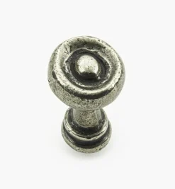 Lee Valley Knobs>Bright Pewter Round Knobs