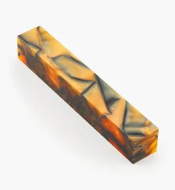 Lee Valley Supplies>Bronze & Black Acrylic Acetate Pen Blank