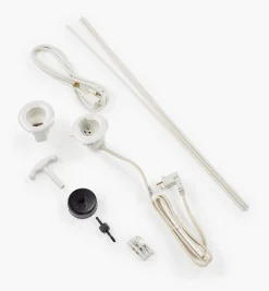 Lee Valley Cable Management>Cable Grommet Kit For Wall-Mounted Electronics