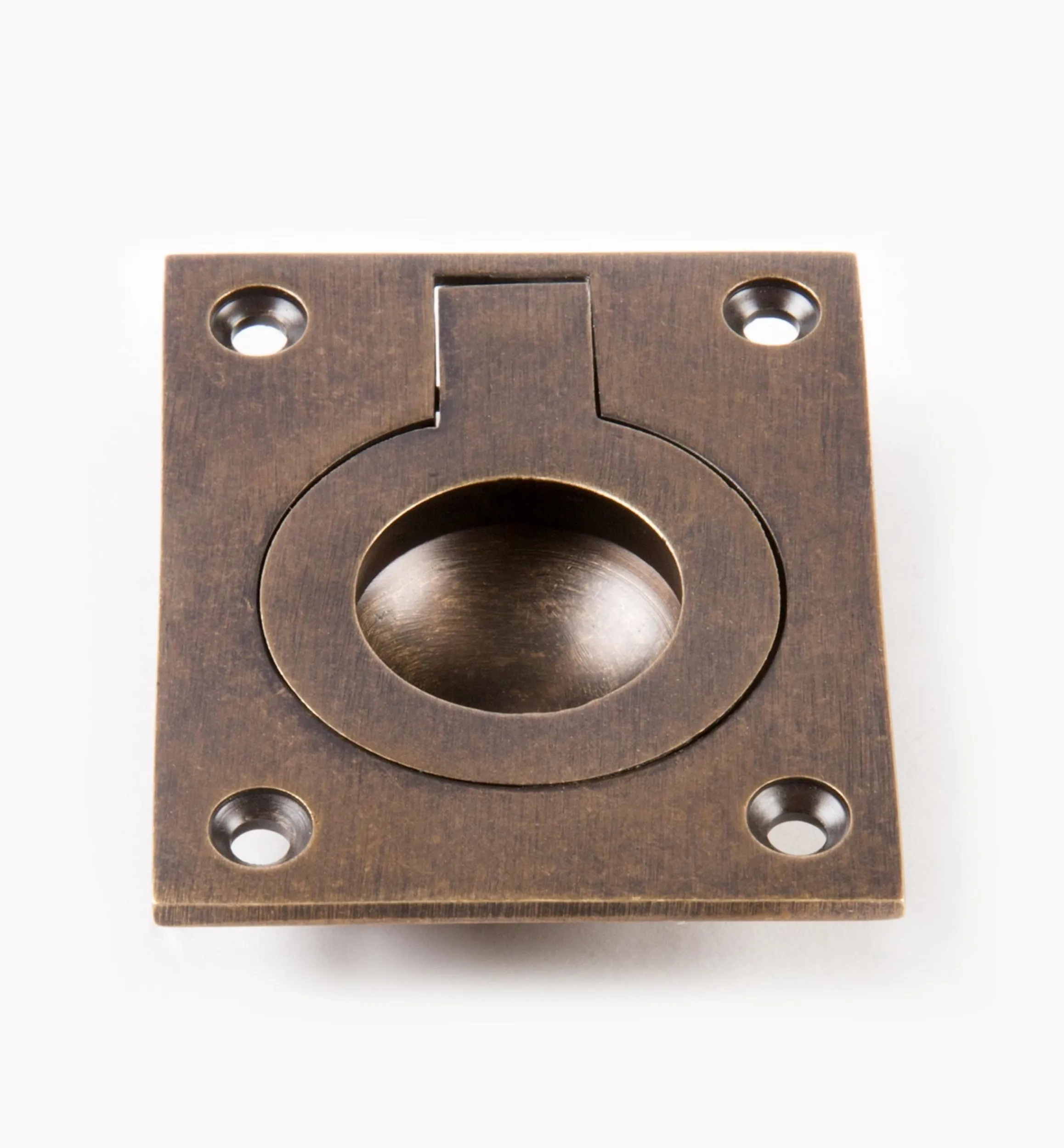 Lee Valley Pulls>Campaign-Style Rectangular Ring Pulls