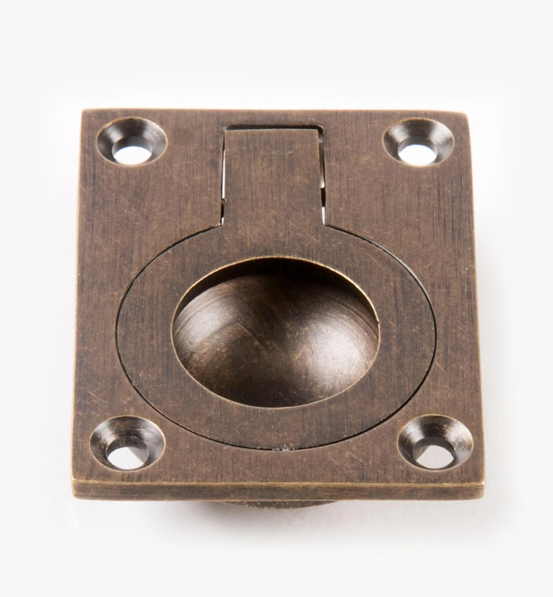 Lee Valley Pulls>Campaign-Style Rectangular Ring Pulls