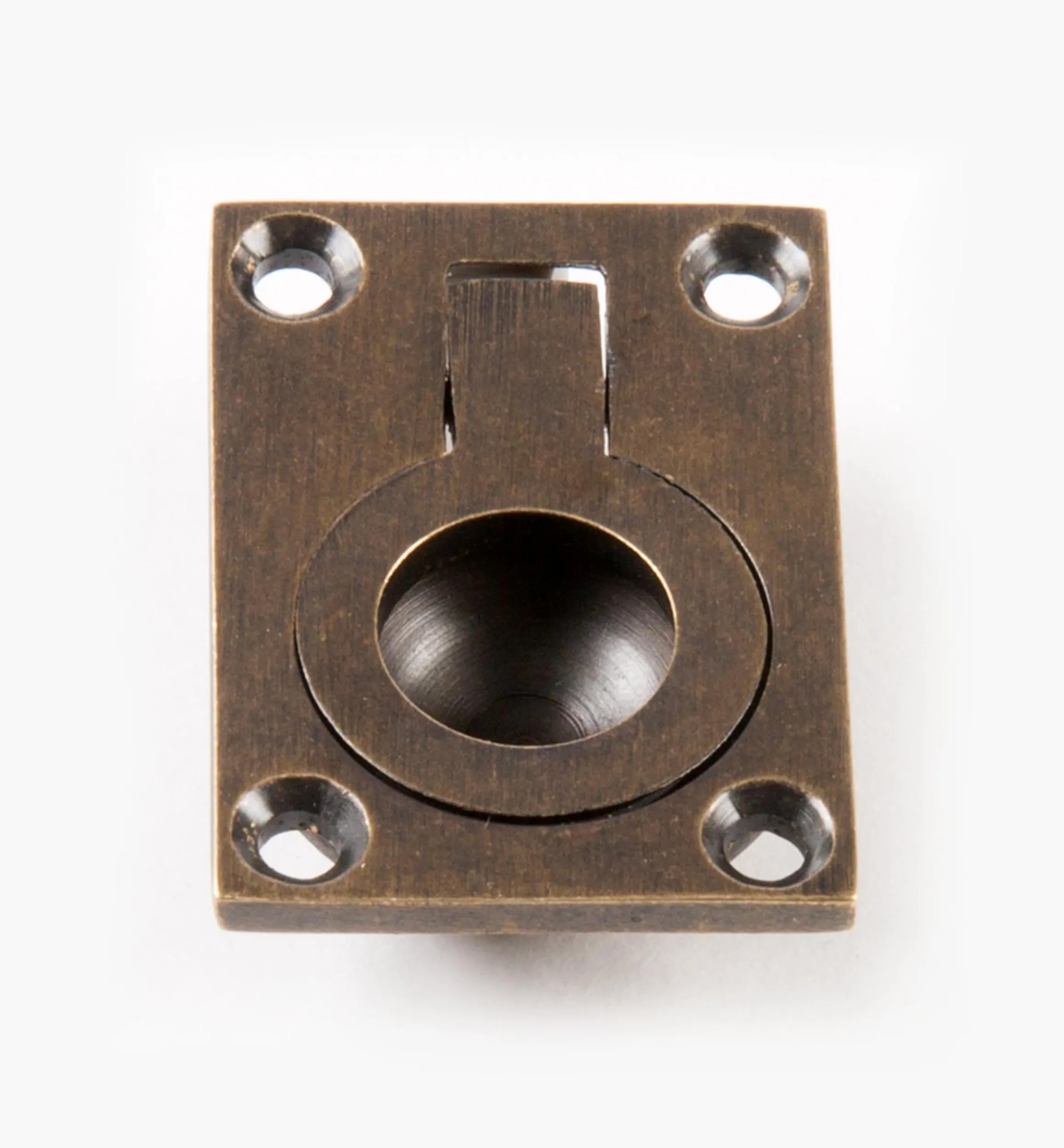Lee Valley Pulls>Campaign-Style Rectangular Ring Pulls